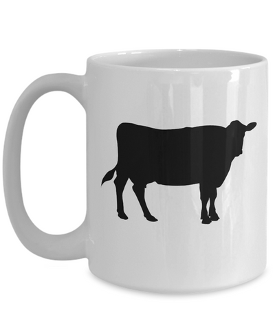 Image of Cow Ceramic Mug / Coffee Mugs with Cows / Cow Mugs for Women
