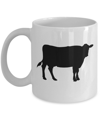 Image of Cow Ceramic Mug / Coffee Mugs with Cows / Cow Mugs for Women