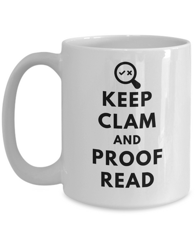 Image of Keep Clam and Proofread