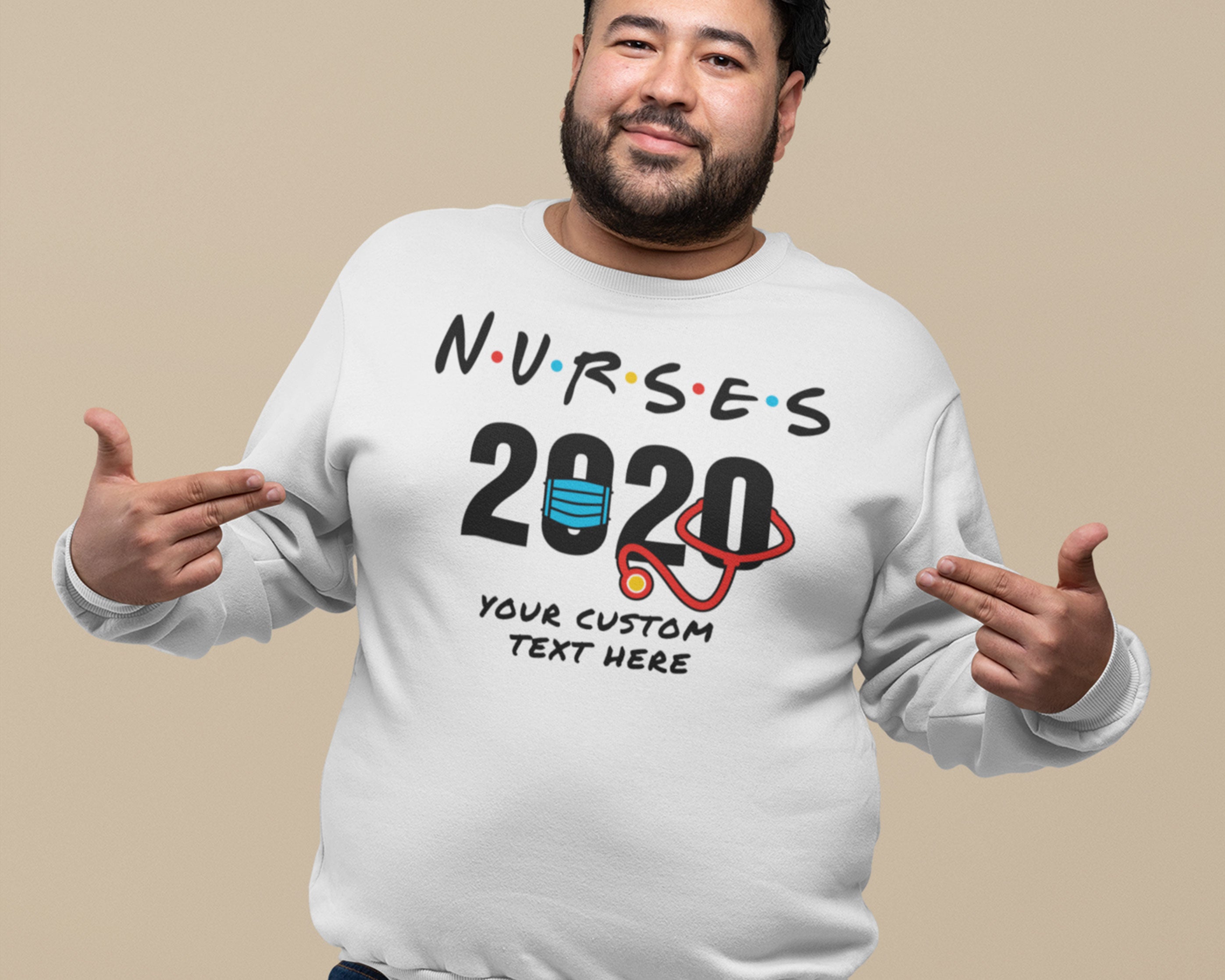 Nurses 2020 Crewneck Sweat Shirt
