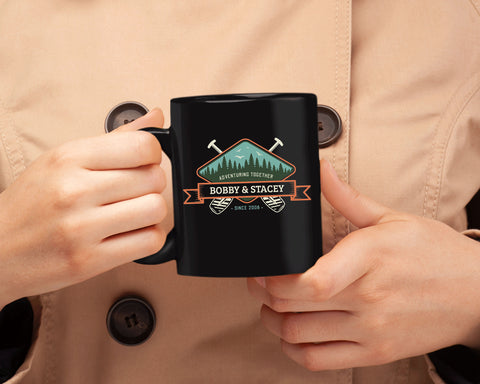 Image of 11oz Black Coffee Mug - Design 9