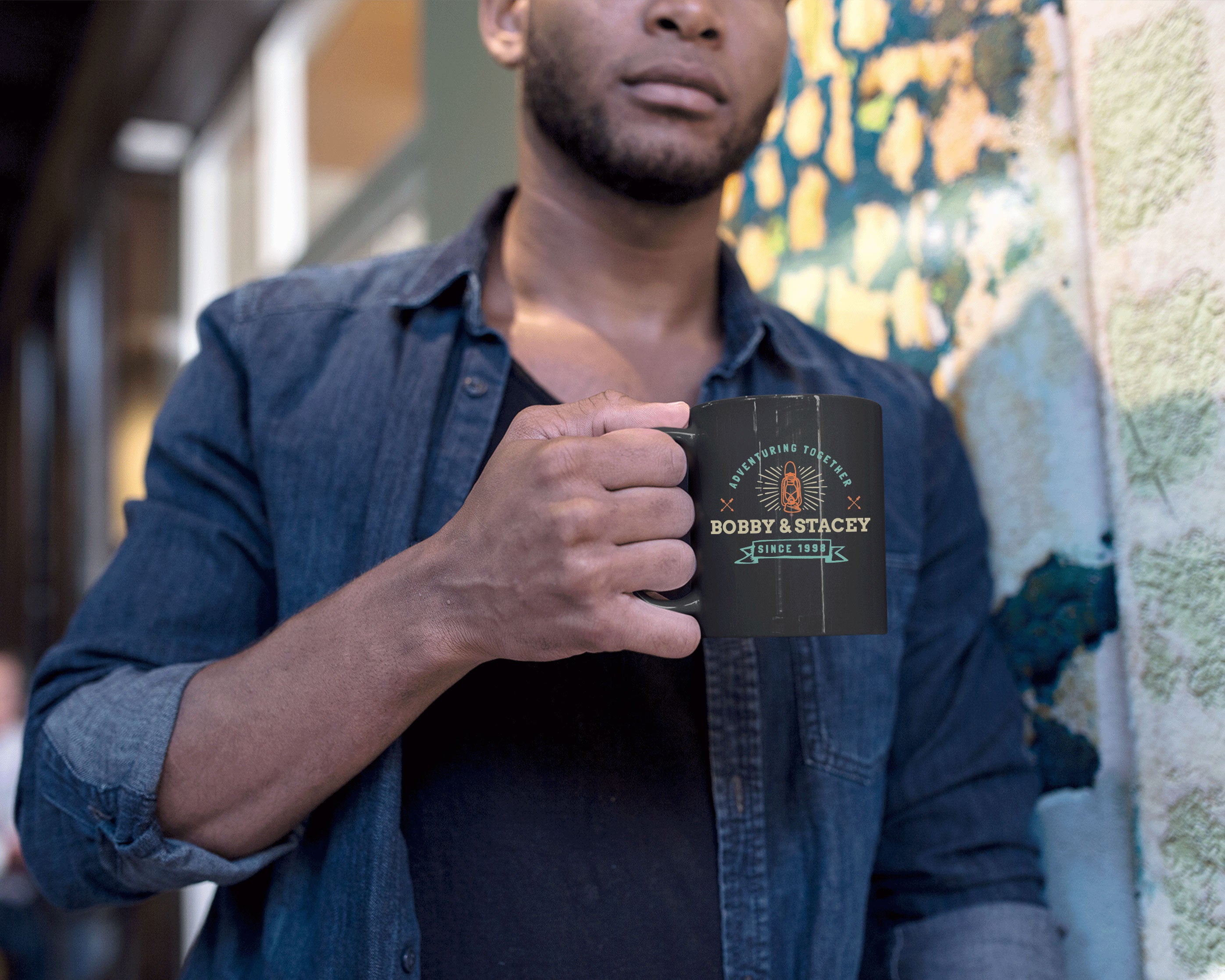 11oz Black Coffee Mug - Design 9