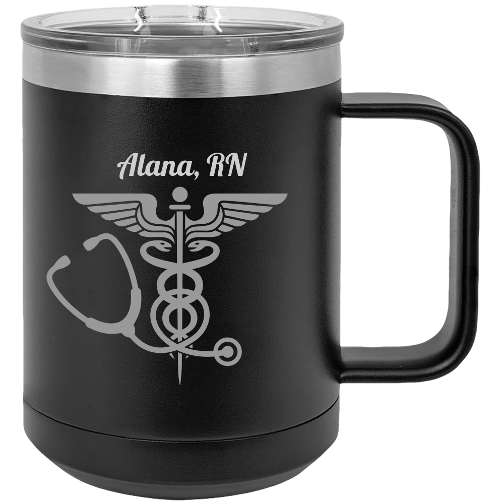Nurse Badge 15oz Tumbler
