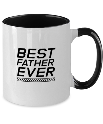 Image of Funny Dad Two Tone Mug, Best Father Ever, Sarcasm Birthday Gift For Father From Son Daughter, Daddy Christmas Gift