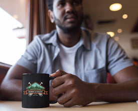 11oz Black Coffee Mug - Design 9