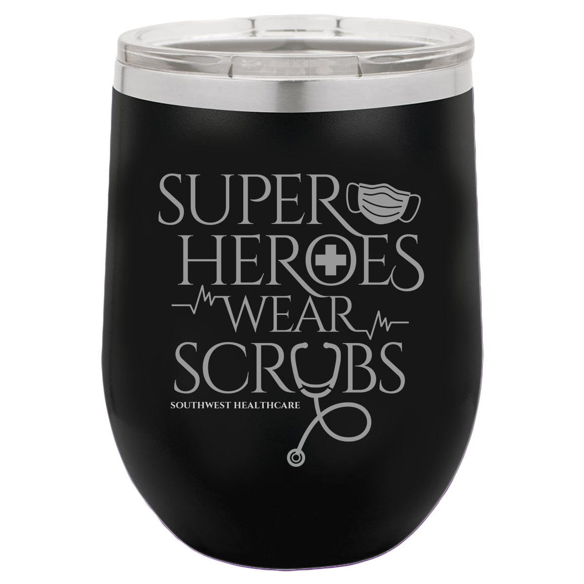Superheroes 12oz Wine Tumbler
