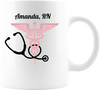 Nurse Badge White Coffee Mug 11oz