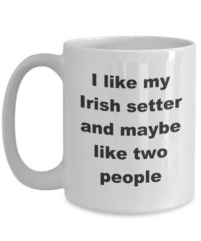 Image of Irish Setter Dog Mug, Dog Coffee Mug