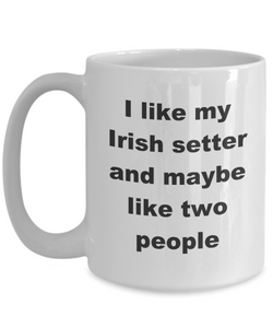 Irish Setter Dog Mug, Dog Coffee Mug