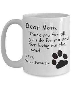 To Mom From Dog