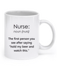 Nurse Mug - hold my beer