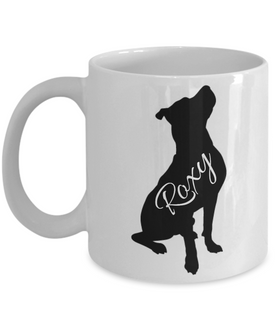 Brandy and Roxy / Custom Pitbull Mug