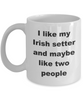 Irish Setter Dog Mug, Dog Coffee Mug