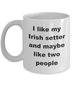 Irish Setter Dog Mug, Dog Coffee Mug