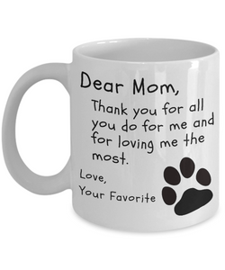 To Mom From Dog