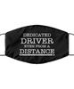 Funny Black Face Mask For Driver, Dedicated Driver Even From A Distance, Breathable Lightweight Mask Gift For Adult Men Women