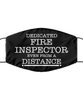 Funny Black Face Mask For Fire inspector, Dedicated Fire inspector Even From A Distance, Breathable Lightweight Mask Gift For Adult Men Women