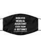 Funny Black Face Mask For Medical assistant, Dedicated Medical assistant Even From A Distance, Breathable Lightweight Mask Gift For Adult Men Women