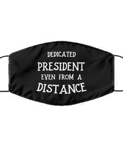 Funny Black Face Mask For President, Dedicated President Even From A Distance, Breathable Lightweight Mask Gift For Adult Men Women