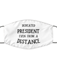 Funny White Face Mask For President, Dedicated President Even From A Distance, Breathable Lightweight Mask Gift For Adult Men Women