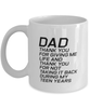 Funny Dad Mug, Dad Thank You For Giving Me Life And Thank You, Sarcasm Birthday Gift For Father From Son Daughter, Daddy Christmas Gift