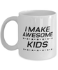 Funny Dad Mug, I Make Awesome Kids, Sarcasm Birthday Gift For Father From Son Daughter, Daddy Christmas Gift