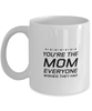 Funny Mom Mug, You're The Mom Everyone Wishes They Had, Sarcasm Birthday Gift For Mother From Son Daughter, Mommy Christmas Gift