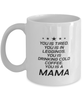 Funny Mom Mug, You Is Tired. You Is In Leggings. You Is Drinking, Sarcasm Birthday Gift For Mother From Son Daughter, Mommy Christmas Gift