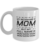 Funny Mom Mug, My Nickname Is Mom But My Full Name Is Mom, Sarcasm Birthday Gift For Mother From Son Daughter, Mommy Christmas Gift