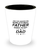 Funny Dad Shot Glass, And The Award For World's Best Father Goes To Dad, Sarcasm Birthday Gift For Father From Son Daughter, Daddy Christmas Gift