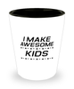 Funny Dad Shot Glass, I Make Awesome Kids, Sarcasm Birthday Gift For Father From Son Daughter, Daddy Christmas Gift