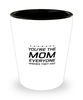 Funny Mom Shot Glass, You're The Mom Everyone Wishes They Had, Sarcasm Birthday Gift For Mother From Son Daughter, Mommy Christmas Gift