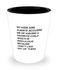 Funny Mom Shot Glass, My Kids Are Always Accusing Me Of Having A Favorite, Sarcasm Birthday Gift For Mother From Son Daughter, Mommy Christmas Gift