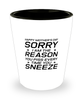 Funny Mom Shot Glass, Happy Mother's Day Sorry I Am The Reason, Sarcasm Birthday Gift For Mother From Son Daughter, Mommy Christmas Gift