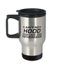 Funny Dad Travel Mug, Ain't No Hood Like Fatherhood, Sarcasm Birthday Gift For Father From Son Daughter, Daddy Christmas Gift