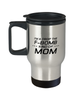 Funny Mom Travel Mug, I'm A Drop The F-Bomb Kind of Mom, Sarcasm Birthday Gift For Mother From Son Daughter, Mommy Christmas Gift